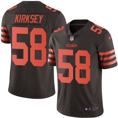 Nike Men & Women & Youth Browns 58 Christian Kirksey Brown Color Rush Limited Jersey,We sell and wholesale Nike Men & Women & Youth Browns 58 Christian Kirksey Brown Color Rush Limited Jersey on line form chian!